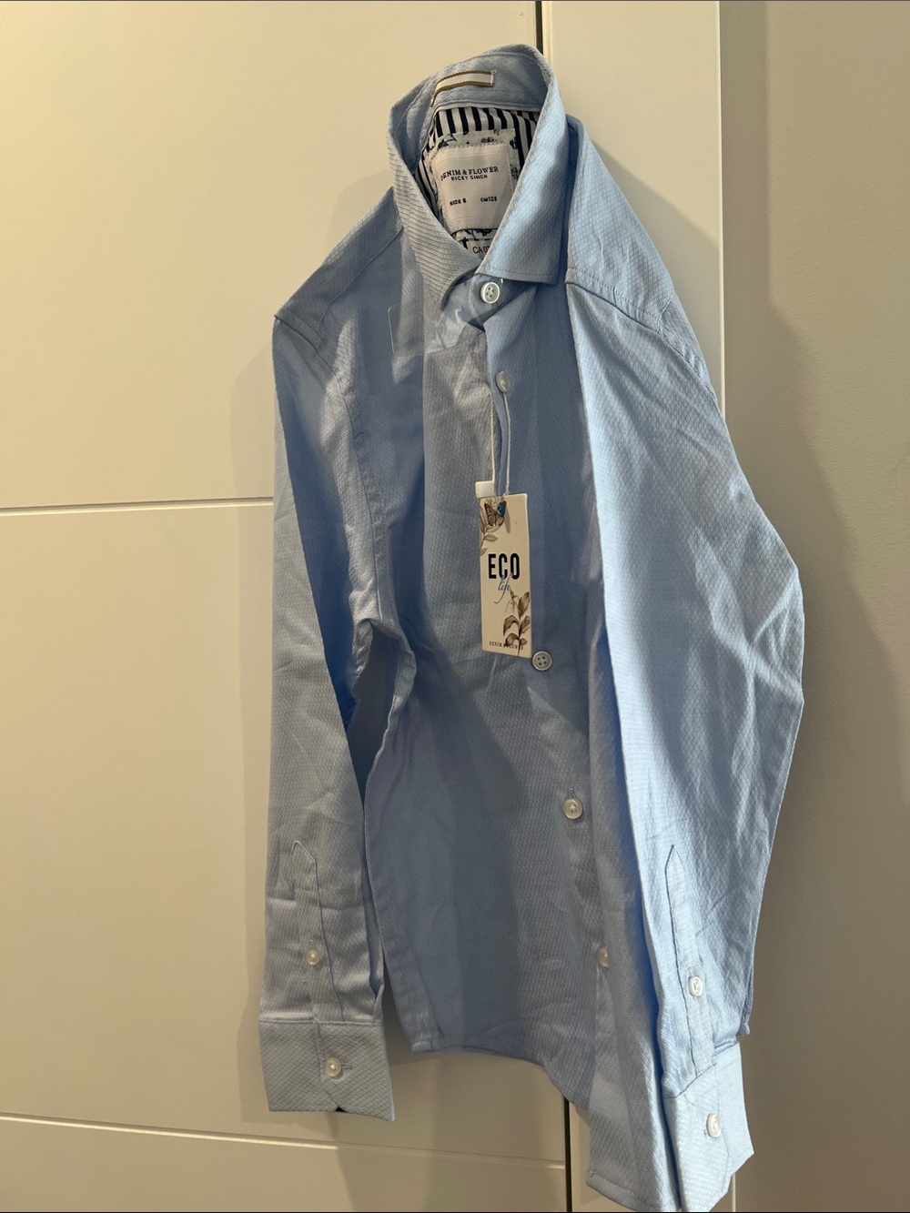 Light Blue Boys Dress Shirt- NEW